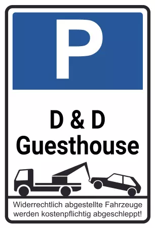 Parken verboten SchildParken - Verkehr D&D Guesthouse Schilder selbst gestalten Parken verboten SchildParken - Verkehr D&D Guesthouse Bild