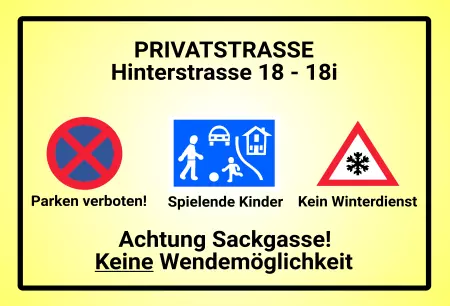 Parken verboten SchildParken - Verkehr Keine Wendemöglichkeit Bild