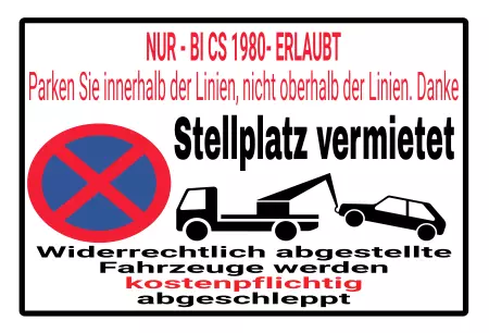 Parken verboten SchildParken - Verkehr NUR - BI CS 1980- ERLAUBT Schilder selbst gestalten Parken verboten SchildParken - Verkehr NUR - BI CS 1980- ERLAUBT Bild