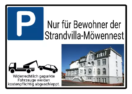 Parken verboten Schild Parken - Verkehr Nur für Bewohner der ... Bild
