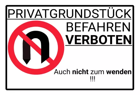 Parken verboten SchildParken - Verkehr Privatgrundstück Befahren Verboten Schilder selbst gestalten Parken verboten SchildParken - Verkehr Privatgrundstück Befahren Verboten Bild