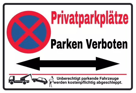 Parken verboten SchildParken - Verkehr Privatparkplätze Parken Verboten Schilder selbst gestalten Parken verboten SchildParken - Verkehr Privatparkplätze Parken Verboten Bild